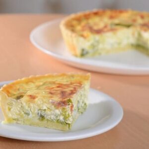 Quiche de Alho Poró